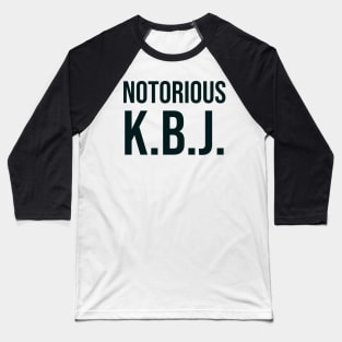 Ketanji Brown Jackson - Notorious KBJ Baseball T-Shirt